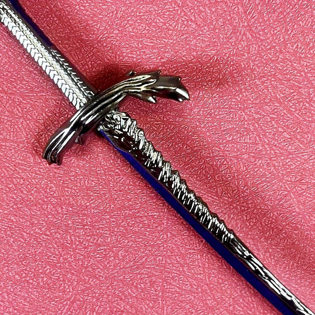 8.6inch Anime Elden Katana Steel Dragonscale Blade Sword Metal Ninja Knife Real Size Japanese Katana Original Samurai Sabre Toy