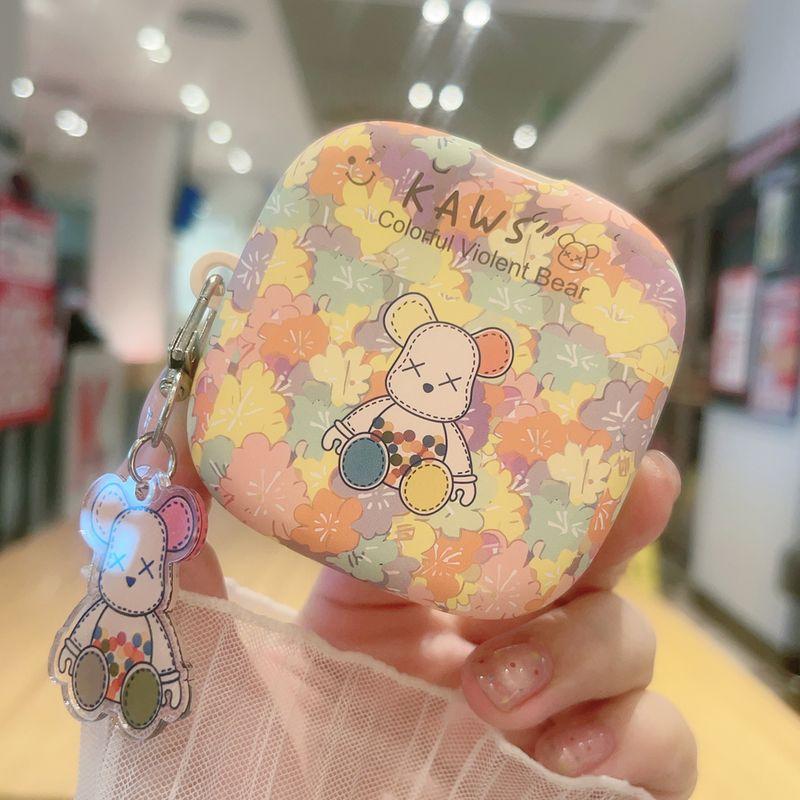 

FreeArc Headset Protective Cover New Arrival Freeclip Earphone Case Freebuds Pro4 Wireless Bluetooth 6i Earphone Case Huawei FreeArc Earphone Case Huawei FreeArc [Color violent Bear 1] send pendant