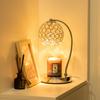 Crystal Candle Warmer Lamp Luxury Flameless Aromatherapy Light Elegant Home Decor for Living Room
