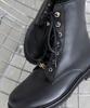 Randa Monogram Part KC34226 2-Way Lace-Up Boots, Black,