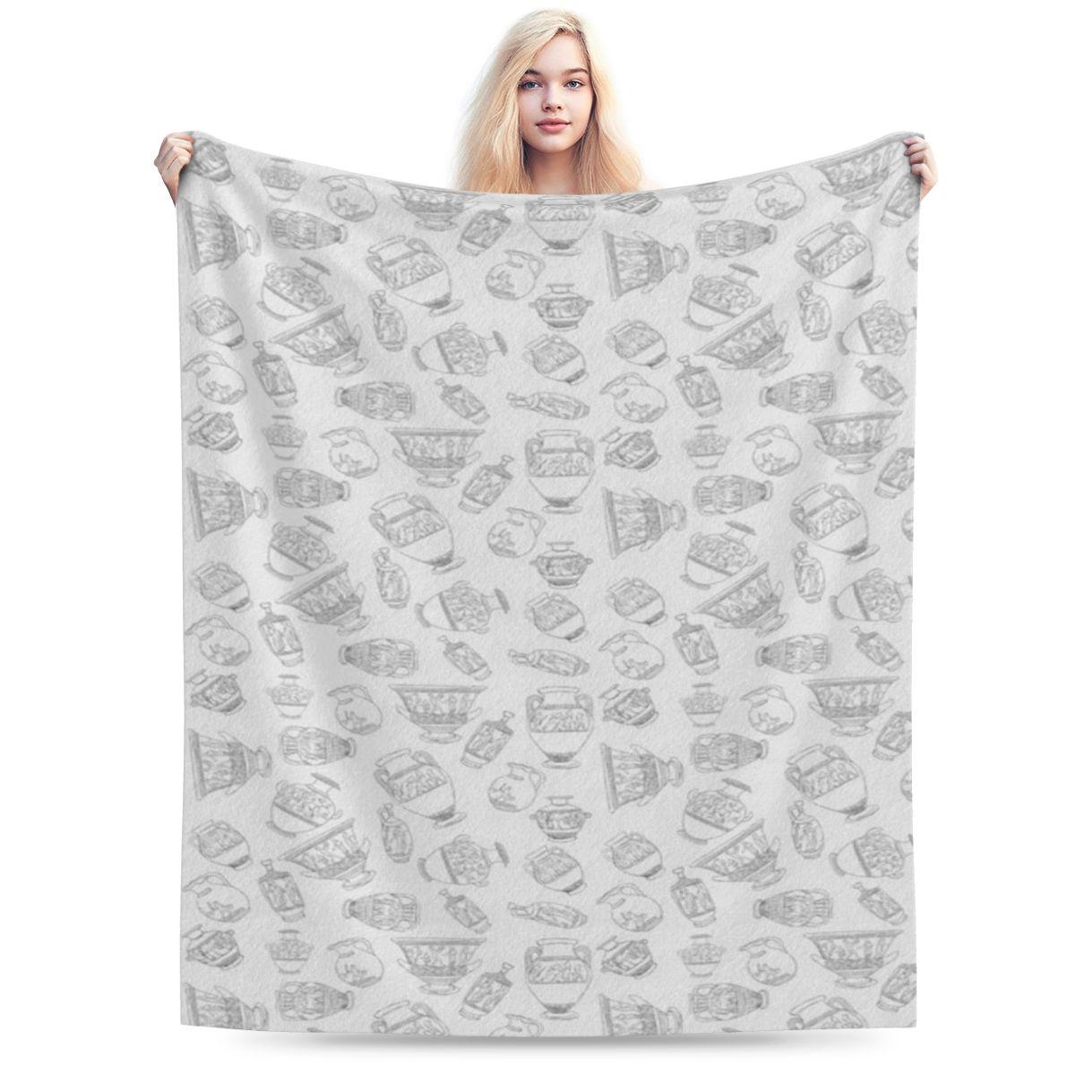 Floating Ancient Greek Pottery Custom Comfortable Decorate Home An UltraSoft Micro Fleece Blanket 75x100cm 30x40in