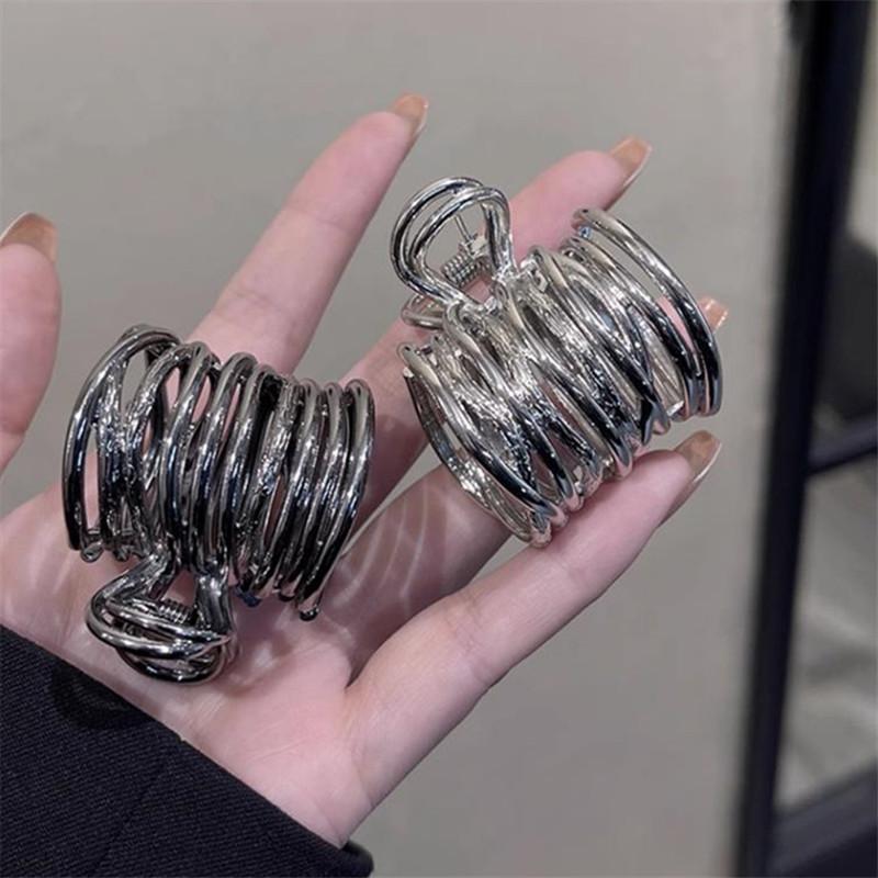 Neue hohe Pferdeschwanz-Klammer für Frauen, modische Haarklammer aus Metall, Mädchen-Klammern, Haarspangen, exquisite feste Haarnadel, Klaue, Clip, Haar-Accessoires, Kopfbedeckung, Geschenk