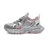 Women'S Summer Silver Pink Dad Breathable Casual Running Shoes Versatile Lightweight Boot Sports Shoes