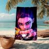 KPOP Hunter Fashion Beach Towel: Ideal for Summer Adventures Soft, absorbent and quick drying suitable for swimming and bathing
