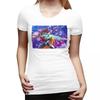 MegaUnisex Videospiel Mega Unisex T-Shirt für Damen Rundhals Streetwear T-Shirts Damen Kurzarm Sommerkleidung Tops