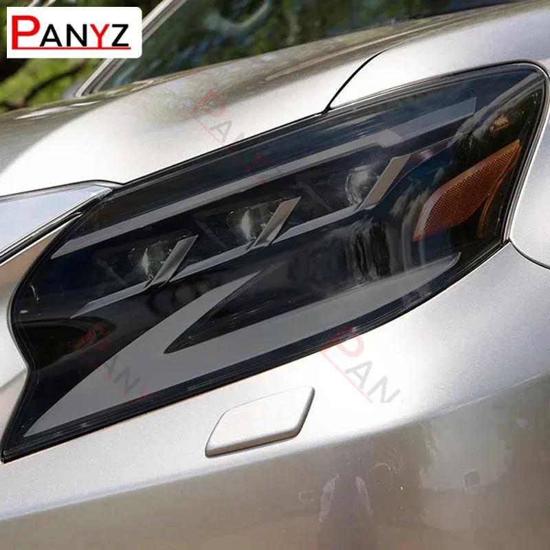 For Lexus GX GX460 2014- Car Headlight Protective Film Front Light Transparent Smoked Black TPU Protective