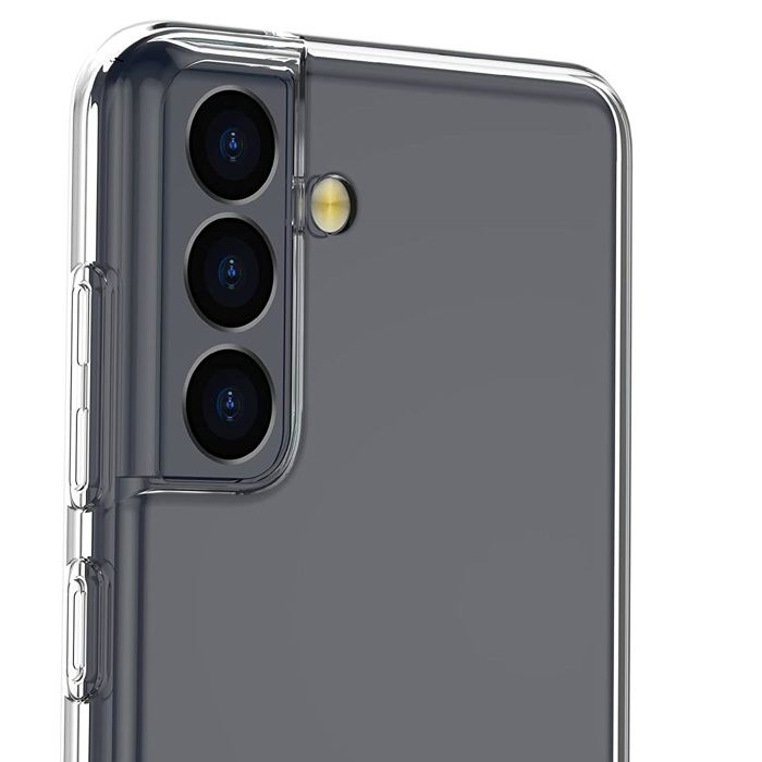 Coque et tour de cou pour Samsung Galaxy S22 PLUS 5G - TPU Souple Transparent Cordon Noir réglable Phonillico®