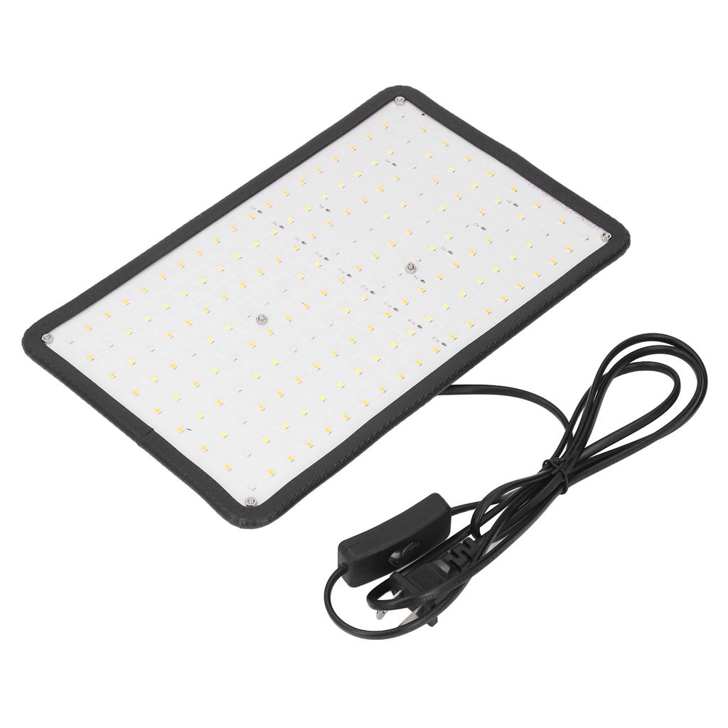 Plant Grow Light 180 LEDs Red White Warm Light Hanging Growing Lamp for Flower Vegetable Fruit Succu