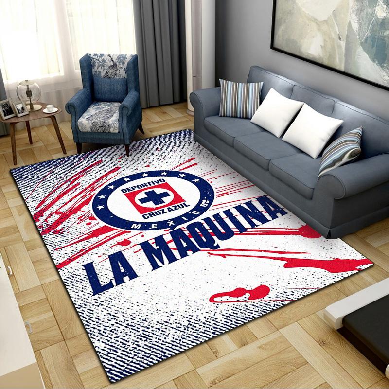 Cruz Azul Carpet Rug for Living Room Bedroom Home Sofa Decoration, Kids play Non-slip Floor Mat