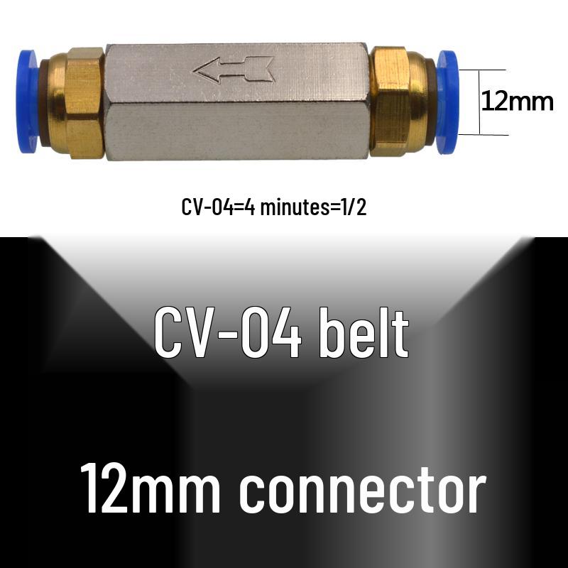 Pneumatic Air Compressor Check Valve Connector for Gas Backflow Prevention
