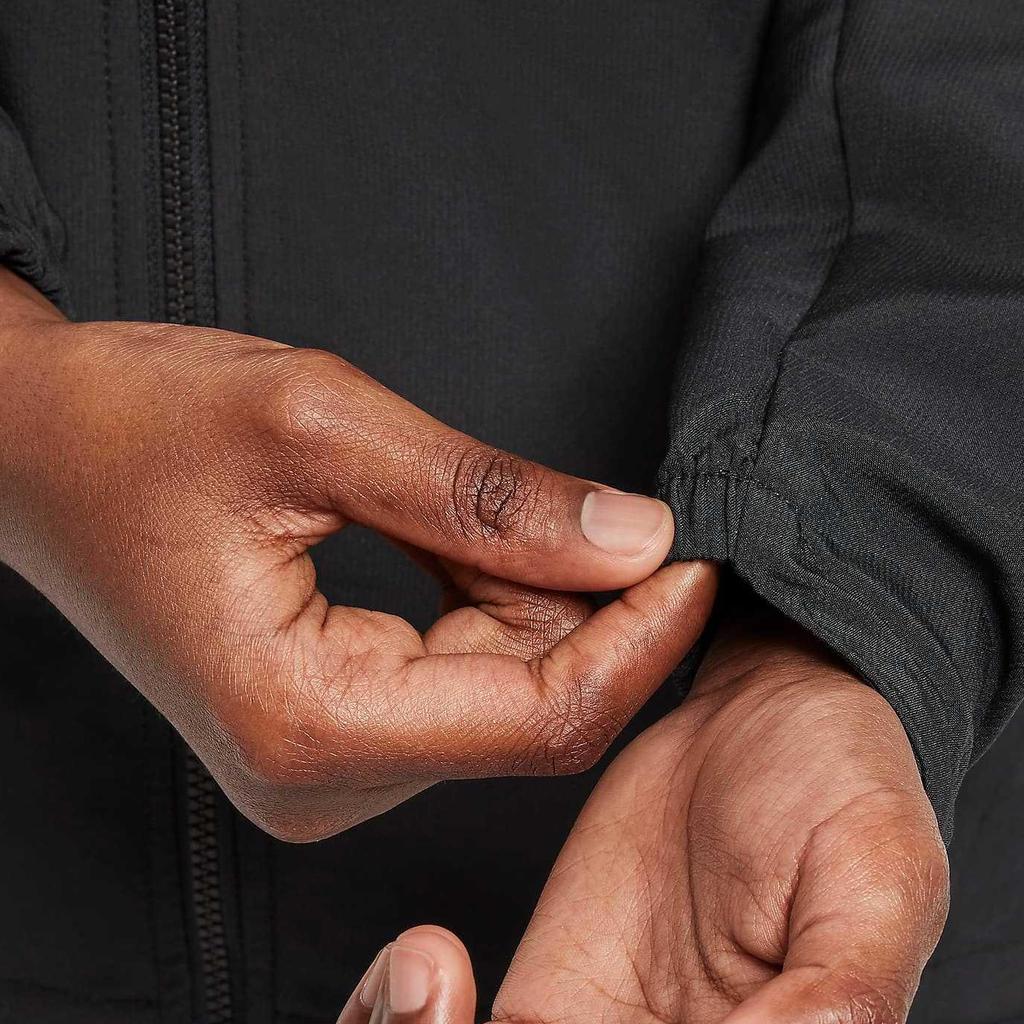 Nike Soft Absorbent Breathable Comfortable Hoodie Kids hoodies Black FZ5213-010