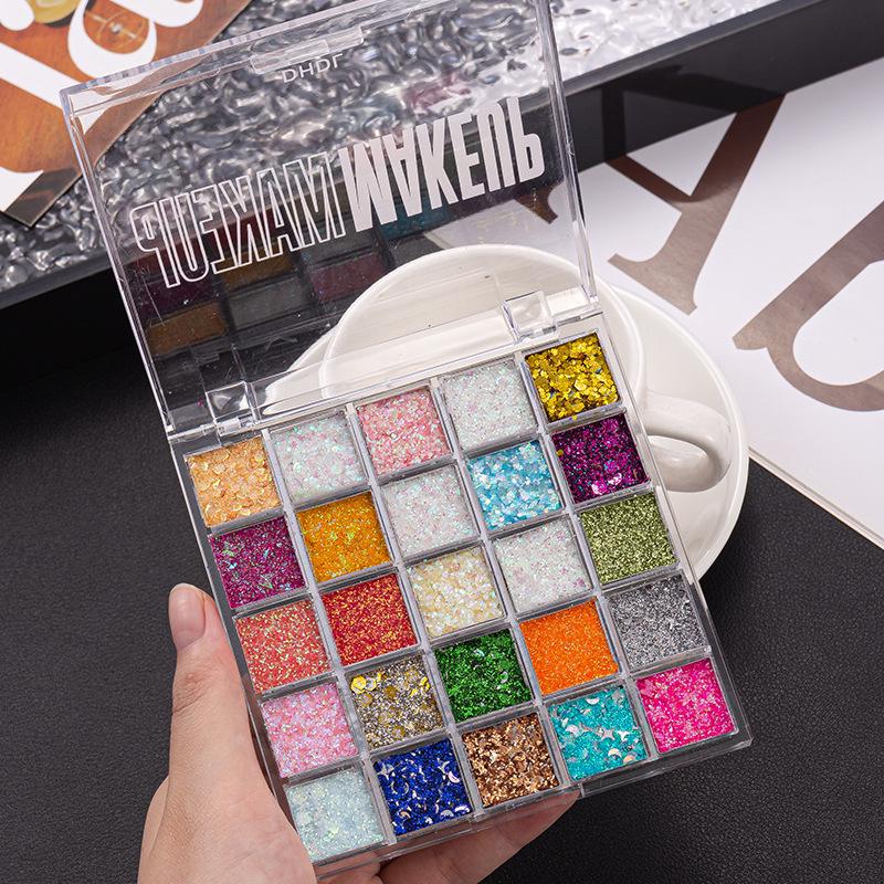 Glue-Free Glitter Gel Eyeshadow for Children's Stage Performances