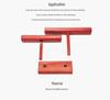Rosewood Double-Layer Jewelry Stand: Bracelet & Watch Display Rack for Home Storage