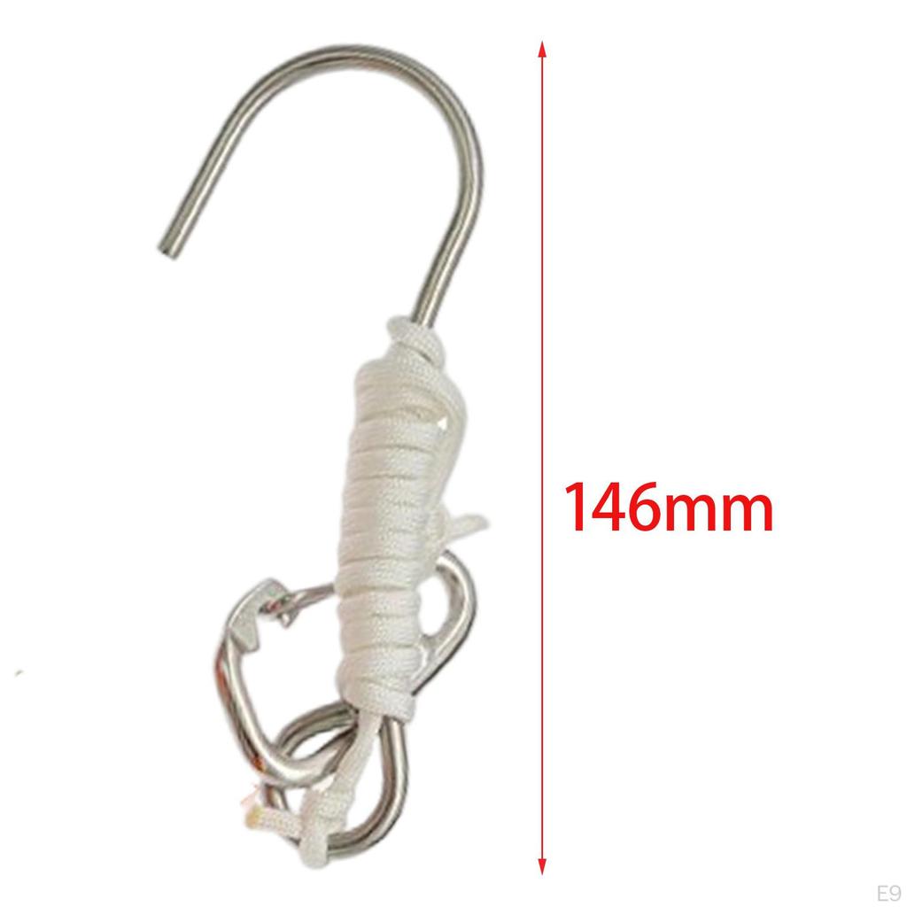 Dive Reef Single Hook, Stainless Steel Diving Safety Accessories