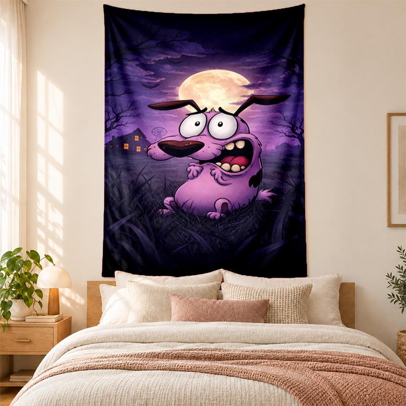 Brave Dog Tapestry highquality for decorating living room bedroom dorm walls ideal as bedroom wallart orholiday gift