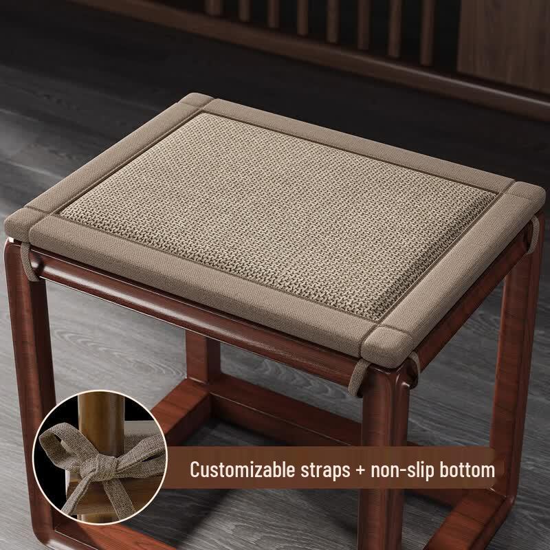 Квадратная подушка на стул из пены с эффектом памяти 30x30cm (with straps, 2.5cm thick)