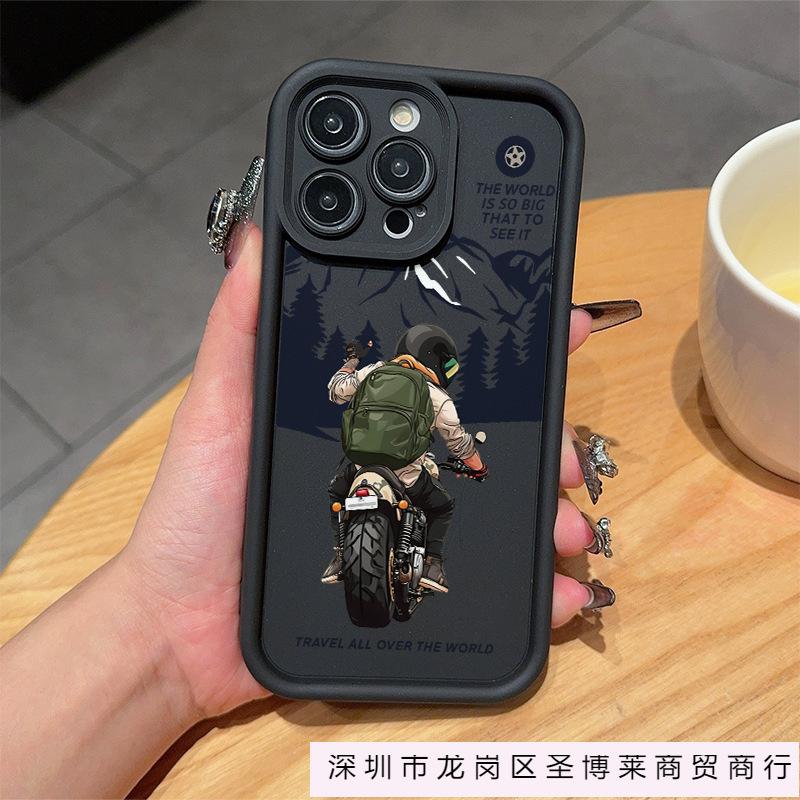 Off-road motorcycle for iPhone16plus Apple 11/12/13/14/15ProMax all-inclusive mobile phone case
