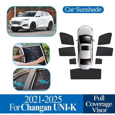 For Changan UNI-K iDD -2025 2024 Car Magnetic Sunshade Anti-UV Privacy Protection Coverage Blocking Curtain Auto Parts