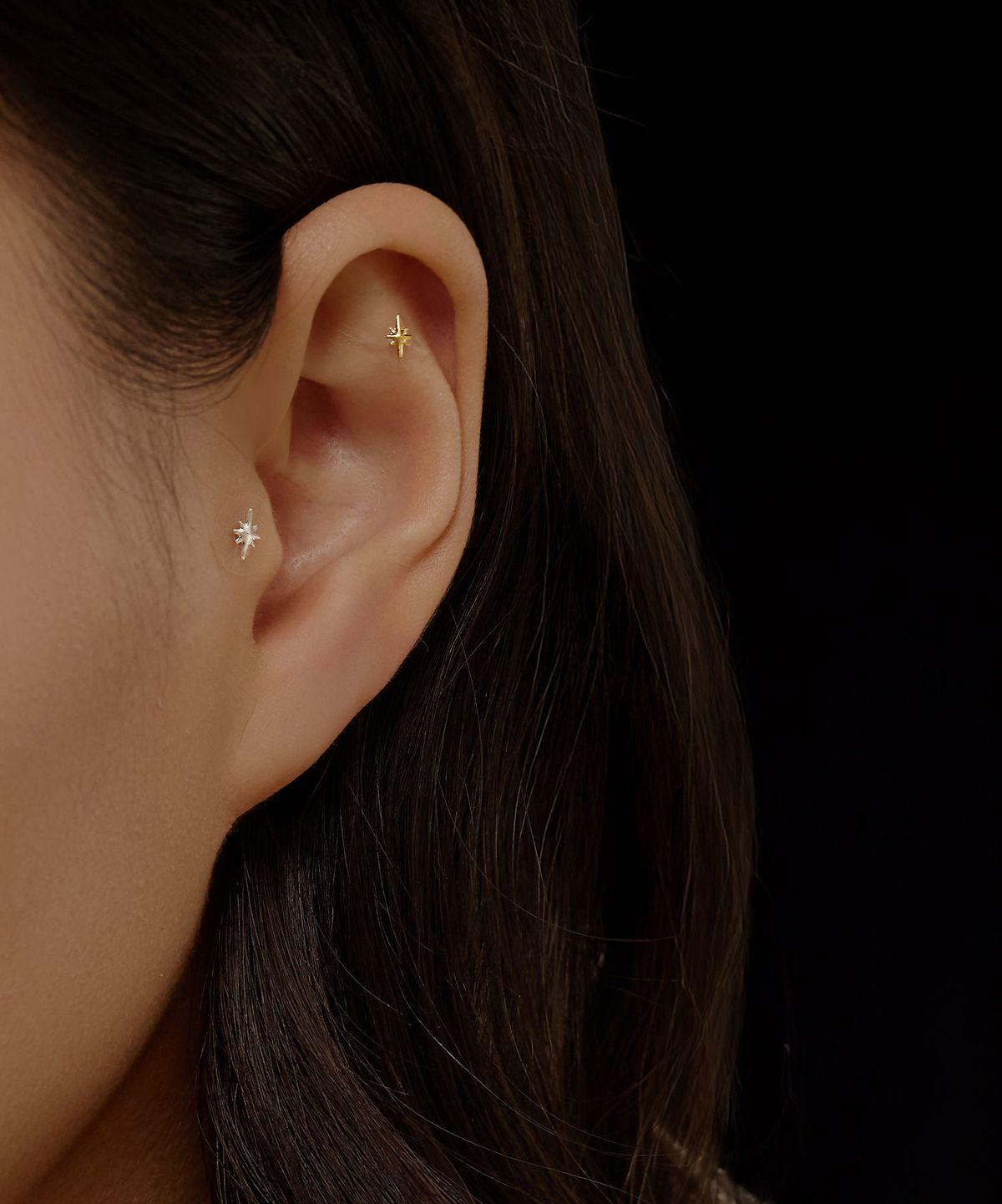 Stella Glow Auricular Therapy Ear Acupuncture Jewel Patch (2 colors) Silver
