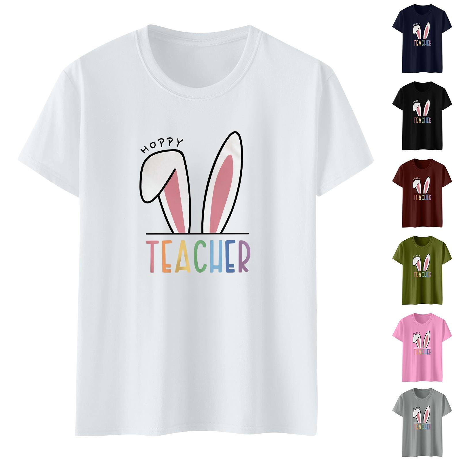 

Женский модный повседневный свободный пуловер с коротким рукавом и принтом с круглым вырезом XL