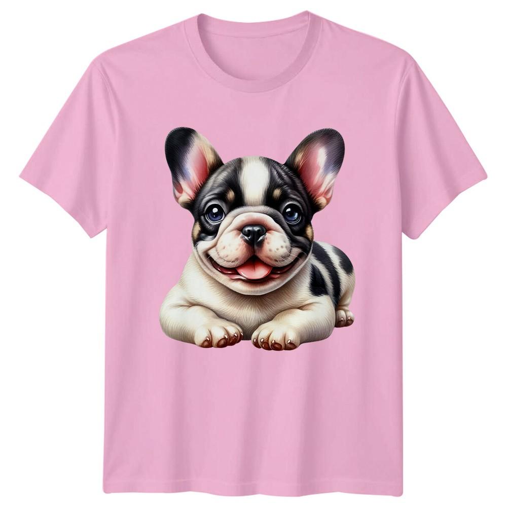 Cute French Bulldog Puppy TShirt Dog Lover Tee Happy Pup Graphic