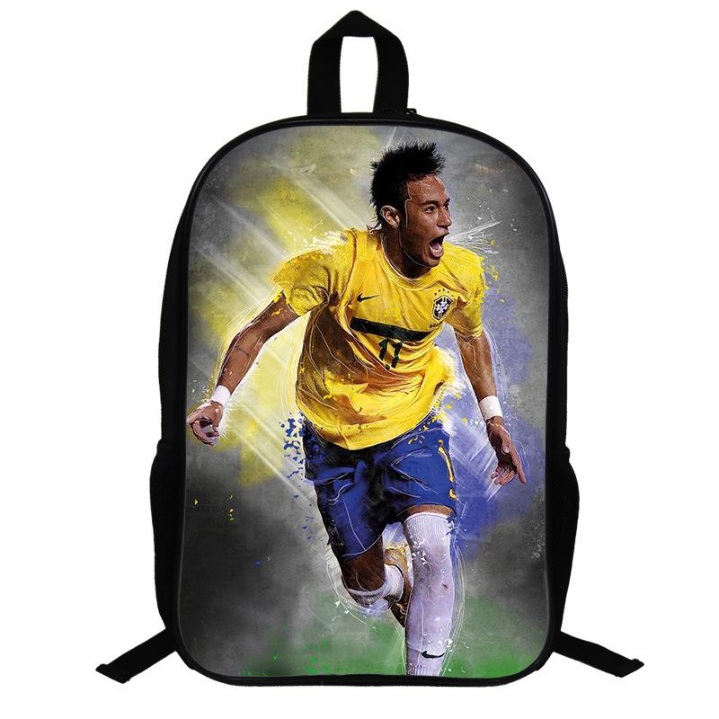 3D Digital Printing Student Schoolbag Single-Layer Full-Color Sports Backpack