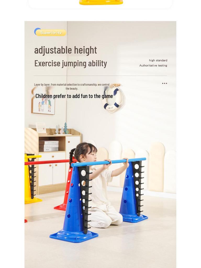 Children's Sensory Integration Training Hurdle and Jump Stand Set