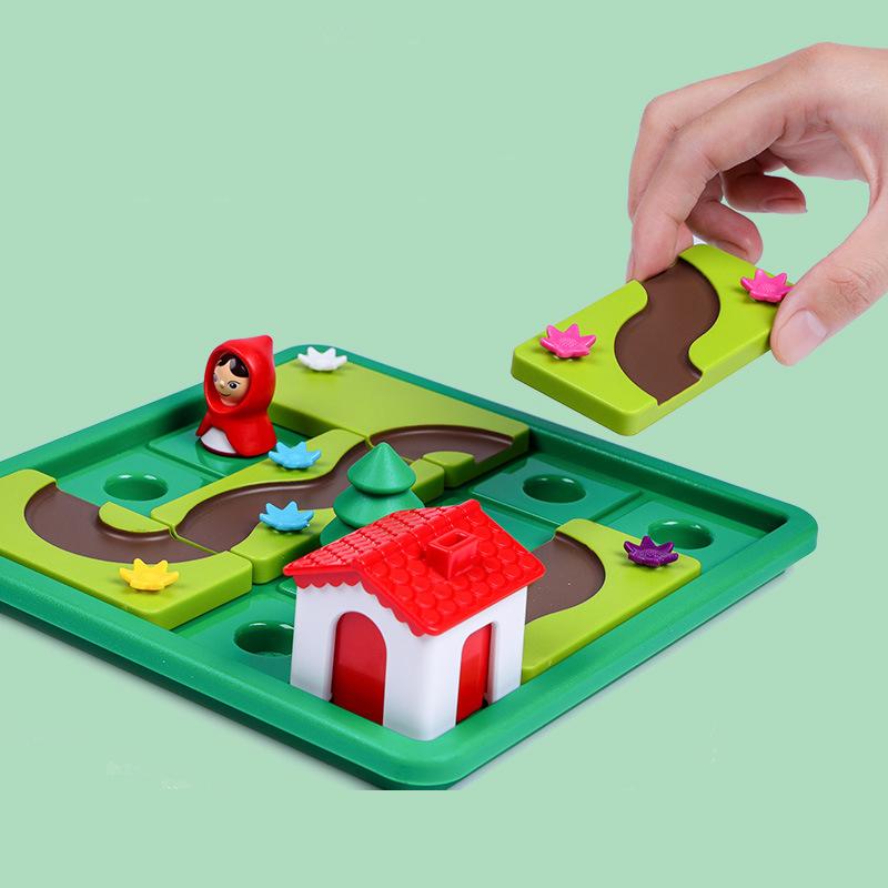 Little Red Riding Hood Smart Hide&Seek Board Games With Solution Skill-Building Puzzle Logic Game Training Toy Children Gift