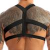 Sexy Elastic Band Harness Men Shoulder Straps Chest Bondage Muscle Halter Belt Men Bodysuite Gay Clubwear Club Party Costume