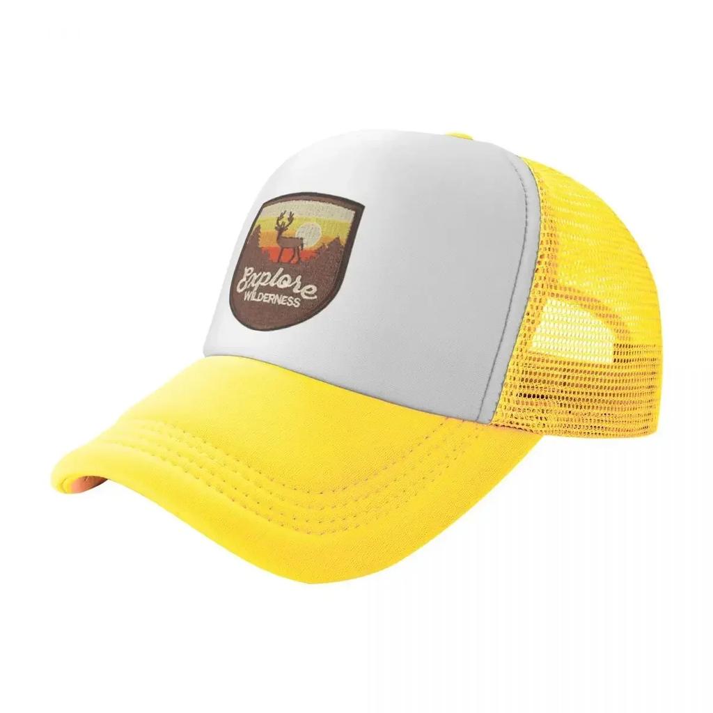 Vintage Retro Wildernis Wildlife Zwembadfeest Mesh Baseballpetten Dames Unisex Gepersonaliseerd FeUnisex Strand Zonbescherming Hoed Trucker Pet