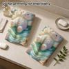 Underwater Fantasy Fluffy Sea Creatures Soft Towel, Cute Marine Animal Absorbent Hand Towel