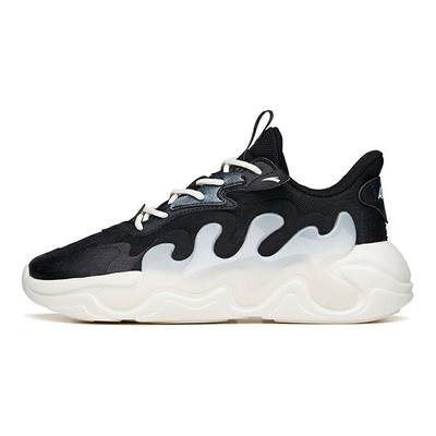 Tide Worship 2.0 Lifestyle Series Non-Slip Shock Absorbing Breathable Supportive Low-Top Dad Shoes Women Sneaker Black White 122138840-4