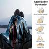 Harry Potter and the Deathly Hallows Part 2 Movie Poster PrintPrint Blanket, Soft Blanket For Sofa Office Bed And Travelling Daughter Birthd