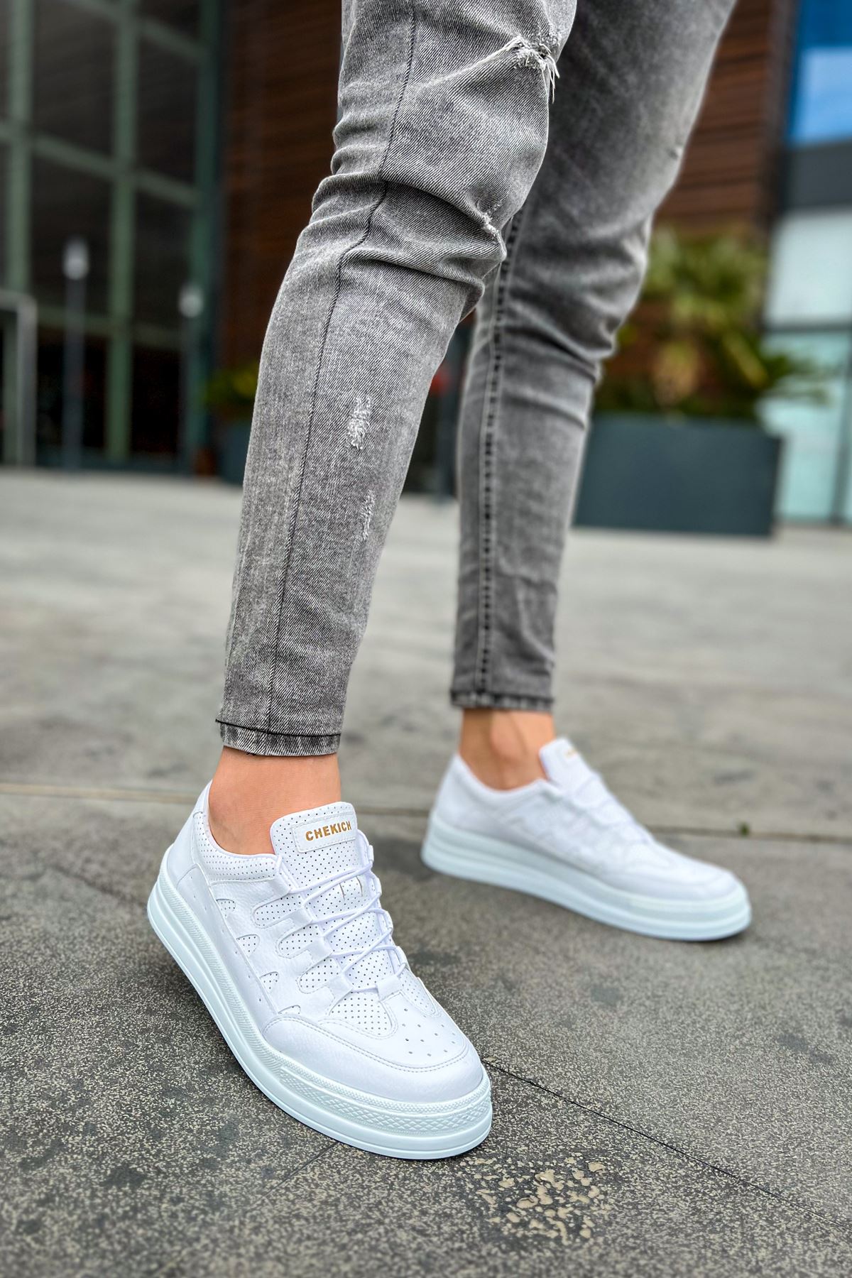 

Chekich Мужская обувь Кроссовки Коричневый цвет Искусственная кожа на шнуровке Коричневый Весенне-осенние сезоны Дышащий Легкий Брендовый Тренд Свадебный Формальный CH040