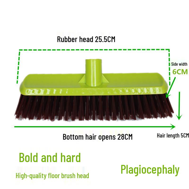 Durable Long-Handle Bathroom Corner Brush with Hard Bristles for Tile and Floor Cleaning