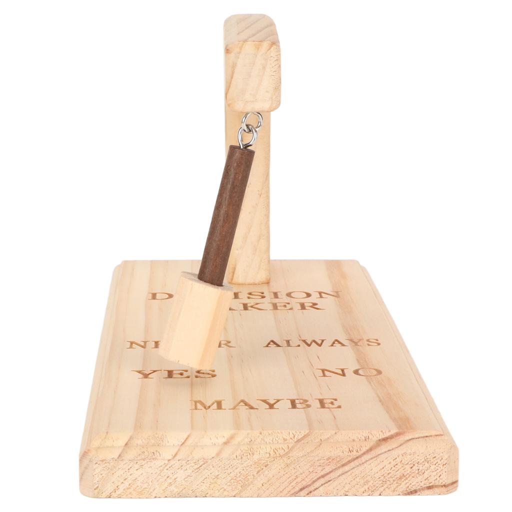 Wooden Magnetic Decision Maker Innovative Oscillating Magnetic Selector Swing To Find Answer for Indecisive Person 1
