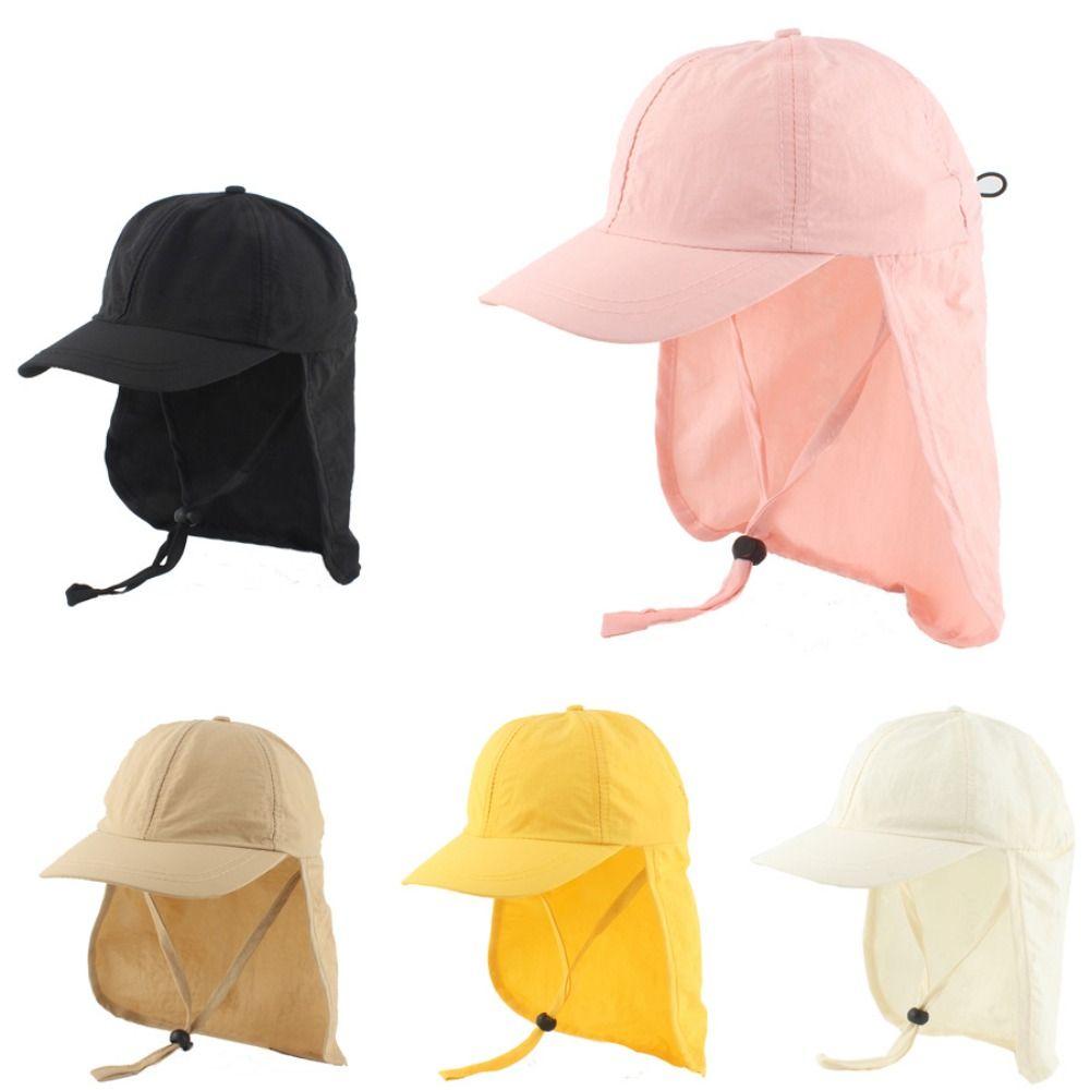 

Quick-drying Children Bucket Hats Summer Kids Sun Caps New Baby Beach Hat