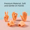 3pcs/set Mini Hand Model Bite Resistant Pet Finger Puppet Mini Funny Cat Finger Sleeve Soft Cat Teasing Cat Teasing