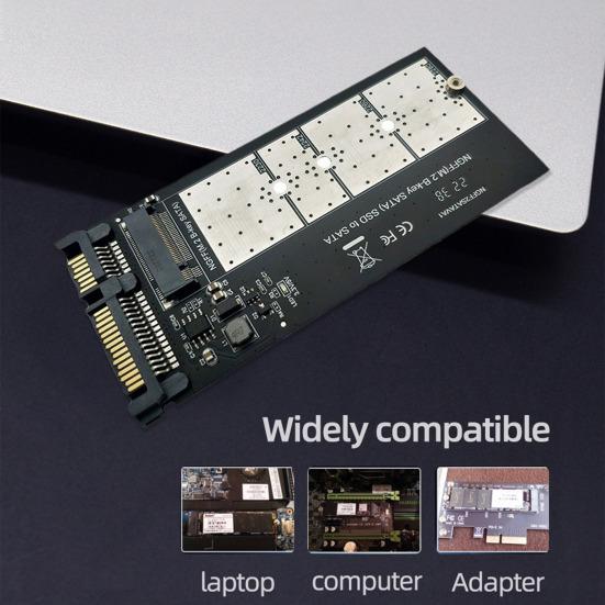 M.2 NGFF to SATA Adapter Card with Screwdriver B Key SSD Converter NGFF M.2