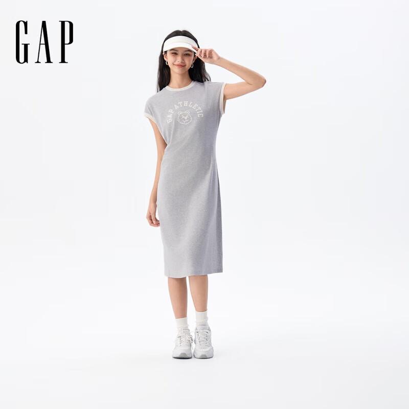 

GAP Women s LOGO Slim Sleeveless Sweatshirt Dress XL (175/92A)