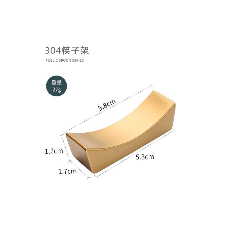 

Подставка под палочки для еды из нержавеющей стали с желобком Держатель для вилки с зеркальной поверхностью Подставка для столовых приборов Китайский стиль Стойка для обеденных ложек Принадлежности для столовой