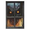 1Pcs Halloween Window Silhouette Decora Halloween Boy Girl Scary Banner Blood Ghost Window Cover Horror Theme Window Poster 2025