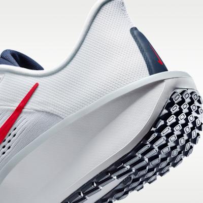 Nike Quest 6 White Obsidian Wolf Grey University Red