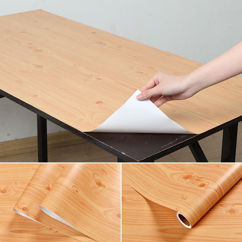 55cm Width Wood Grain PVC Wallpaper for Door Wardrobe Cupboard Table Furniture Waterproof Self Adhesive Stickers Home Decor Film