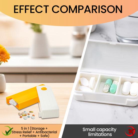 Cotton Swab Holder Storage Box with Lid Dust-proof Compact Design Portable Dental Floss Holder Travel Floss Picks Case