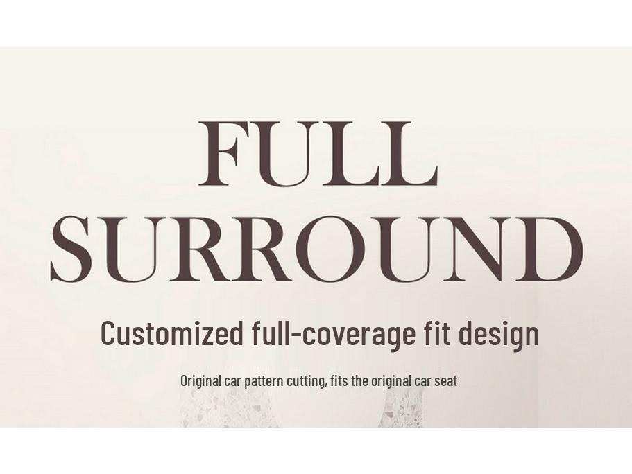 Wuling Sunny Universal Cartoon Leather Car Seat Cover, Full Surround for All Seasons.