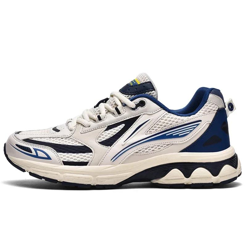 New Men Women Lace-Up Retro Cozy Low-Top Running Shoes Unisex Outdoor Casual Walking Shoes Non-slip Wear Resistant Mens Trainers