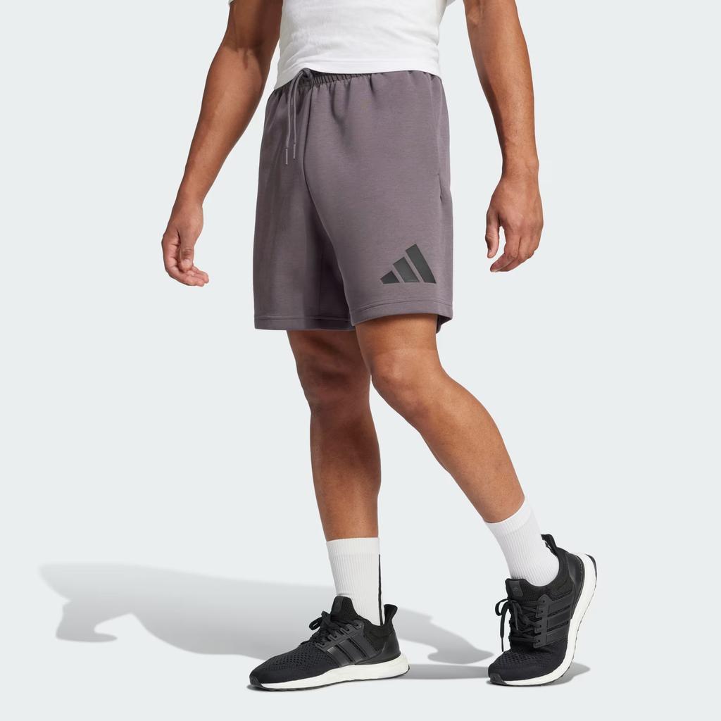 Adidas Future Icons M Fi 3Bar Sho Lace-Up Sports Fashion Simple Five-Point Casual Shorts Men shorts Gray JD4899