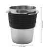 Bunggou 58mm Coffee Dosing Cup, Sniffing Mug, Wear-Resistant Stainless Steel Coffee Dosing Cup for Espresso Machines - Silver, Durable