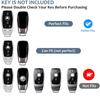 Real Carbon Fiber Key Fob Cover Case Shell Protector for Benz AMG E53 GLS63 Sedan CLA35 45 Coupe GLB35 GLA35 GLA45 SUV 2020-2023